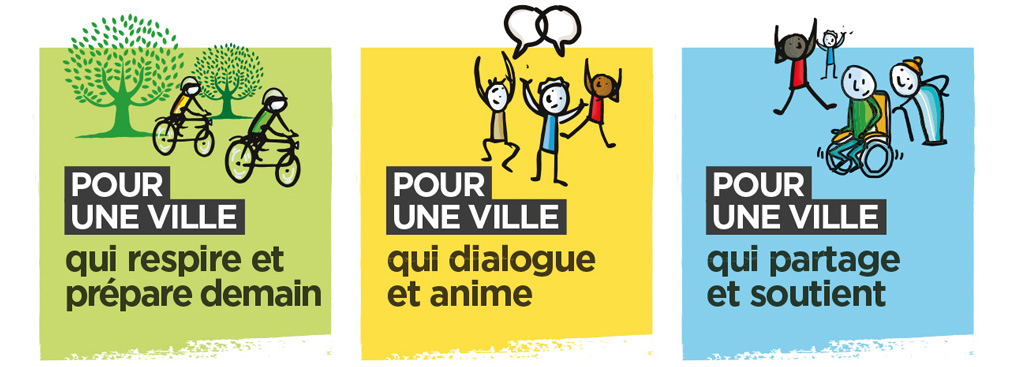 Les 3 axes du programme Rezé Citoyenne, une gauche unie et solidaire