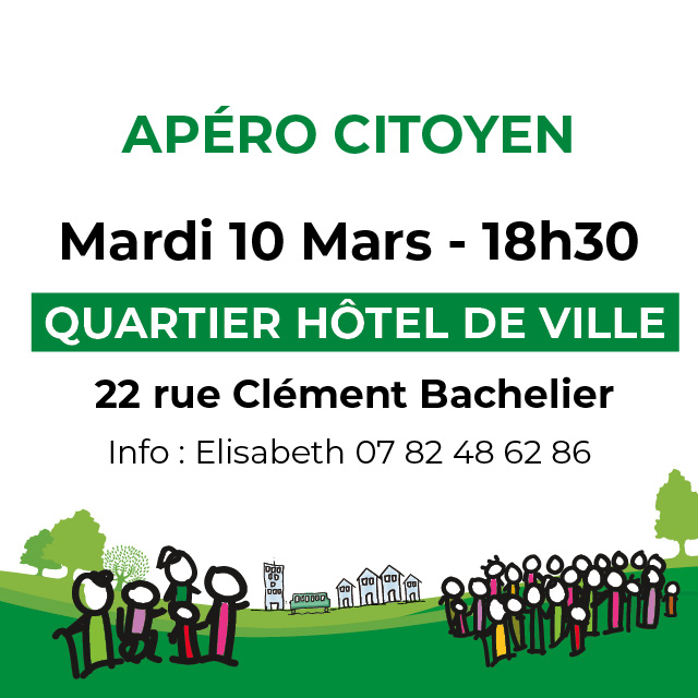 Apéro citoyen quartier Hôtel de Ville - Rezé Citoyenne, une Gauche Unie et Solidaire