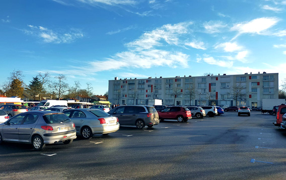 Place Odette Robert à Rezé